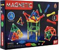 Magnetická stavebnice 77ks plast/kov v krabici 24,5x18x4cm