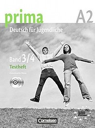 Prima A2 Deutsch Fur Jugendliche: Testheft Band 3/4 + CD