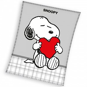 Dětská deka Snoopy Love 150x200 cm