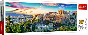 Trefl Puzzle Akropolis, Athény / 500 dílků Panoramatické