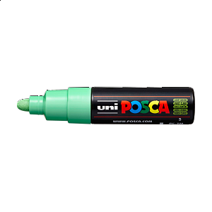 Posca popisovač PC-7M, 4,5 - 5,5 mm, světle zelená (5)