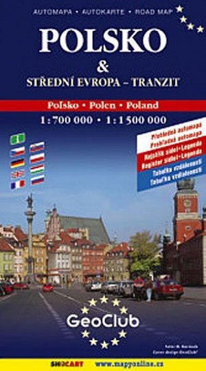 Polsko automapa 1:700 000