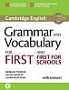Grammar and Vocabulary for First and First for Schools Book with An.and Audio