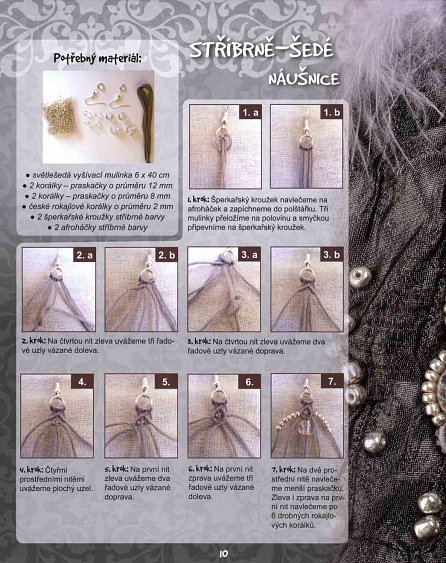 Náhled Trendové šperky vázané technikou makramé - náušnice * náramky * náhrdelníky