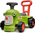 Odstrkovadlo – traktor Claas světle zelený s volantem