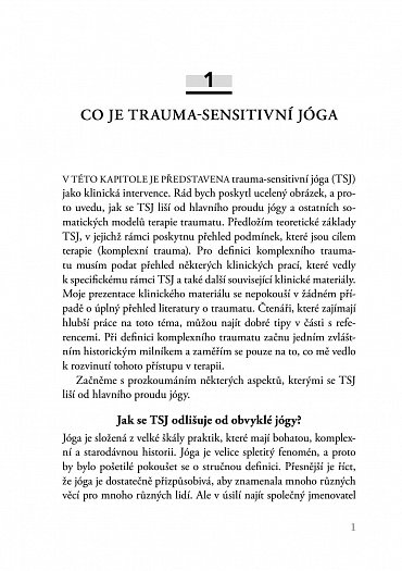 Náhled Jóga v terapii - Trauma-sensitivní jóga jako pomocník při léčbě traumatu