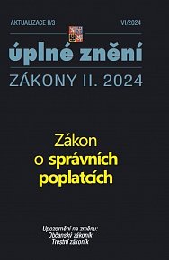 Aktualizace II/3 2024 Zákon o správních poplatcích