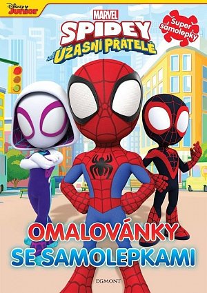 Spidey úžasní přátelé - Omalovánky se samolepkami