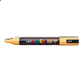 Posca akrylový popisovač PC-5M, 1,8 - 2,5 mm, meruňková (se středním kulatým hrotem)