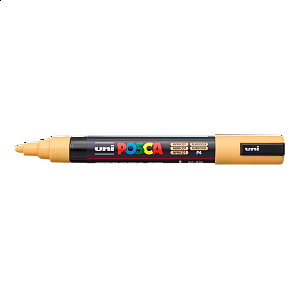 Posca akrylový popisovač PC-5M, 1,8 - 2,5 mm, meruňková (se středním kulatým hrotem)