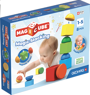 Geomag Magicube Stacking 8 dílků (magnetická stavebnice)