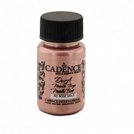 Metalická akrylová barva Cadence Dora Metalic - růžovozlatá / 50 ml