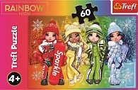 Trefl Puzzle Rainbow High: Veselé panenky 60 dílků