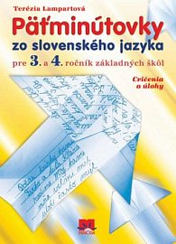 Pätminútovky zo slovenského jazyka pre 3. a 4. ročník základných škôl