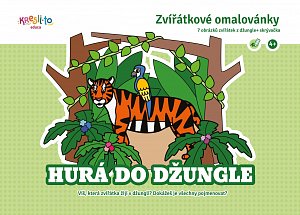Zvířátkové omalovánky / Hurá do džungle