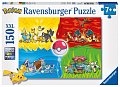 Ravensburger Puzzle - Druhy Pokémonů 150 XXL dílků