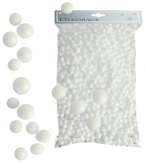 Kuličky z polystyrenu 15g -  bílé 4-5 mm