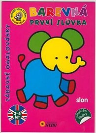 Slon - Barevná první slůvka s anglickými slovíčky