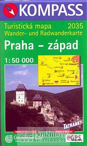 Praha - západ 1:50 000 (turisti.mapa)