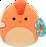 Squishmallows Parasaurolophus Nichelle 20 cm