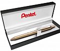 Pero gelové Pentel EnerGel BL407 - zlaté 0,7mm v dárkové krabičce