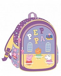 Školní taška Prasátko Peppa - fialová