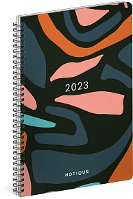 Diář 2023: Abstrakt - A4, spirálový, 21 × 29,7 cm