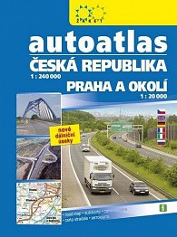 Autoatlas Česká republika /1:240 000/ + Praha a okolí /1:20 000/