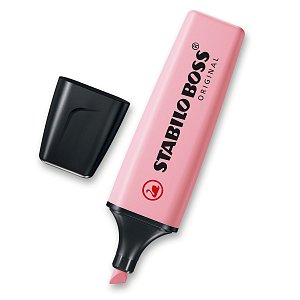 Zvýrazňovač STABILO BOSS ORIGINAL růžový pastelový