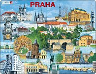 Puzzle MAXI - Praha  nejzajímavěší atrakce/66 dílků