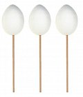 Vajíčka z buničiny k nazdobení - zápich 6 cm+ špejle (12 ks)