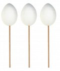 Vajíčka z buničiny k nazdobení - zápich 6 cm+ špejle (12 ks)
