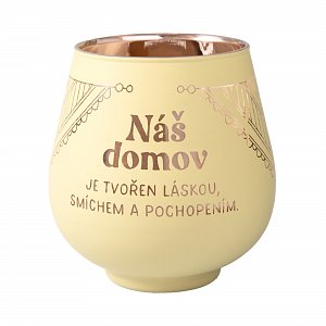 Zrcadlový svícen - Náš domov