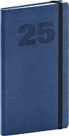 Diář 2025: Vivella Top - modrý, kapesní, 9 × 15,5 cm