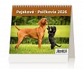 Kalendář stolní 2026 -  MiniMax Pejskové/Psíčkovia