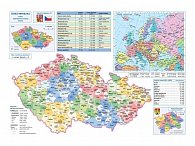 ČR zeměpisná+administrativní mapa A3