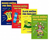 Komplet Červená knížka pro školáky - 5. vydání + Žlutá knížka pro školáky - 4. vydání + Zelená knížka pro školáky - 4. vydání + Modrá knížka pro školáky  - 4. vydání