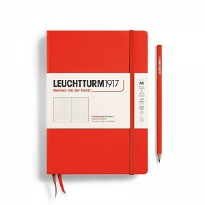 Leuchtturm1917 Zápisník Lobster Medium A5 tečkovaný