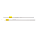 UNI EMOTT liner, 0,4 mm, žlutý
