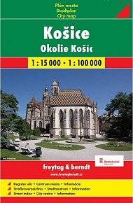 Košice mapa 1:15 000