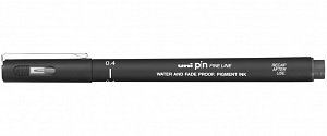 UNI PIN 04 kreativní liner, 0,4 mm, černý