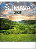Nástěnný kalendář Šumava 2025, 30 × 34 cm