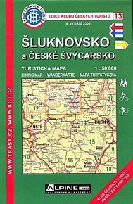 KČT 13 - Šluknovsko a České Švýcarsko 1:50 000