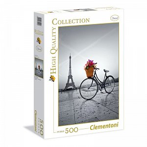 Clementoni Puzzle - Romantická procházka Paříží, 500 dílků