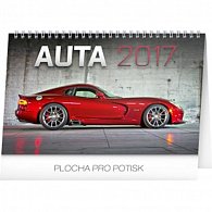 Kalendář stolní 2017 - Auta