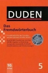 Duden 5 - Das Fremdwörterbuch mit CD-ROM (10. Auflage)