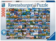 Ravensburger Puzzle 99 krásných míst /3000 dílků