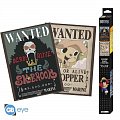 One Piece Set plakátů - Wanted Chopper & Brook 2 ks