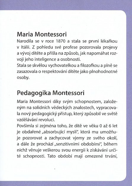 Náhled 60 aktivit Montessori pro moje miminko
