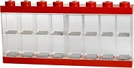 Sběratelská skříňka LEGO na 16 minifigurek - červená